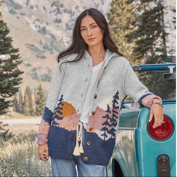 ISO 🔎  Sundance “Scenic Roads” Cardigan - Picture 2 of 5